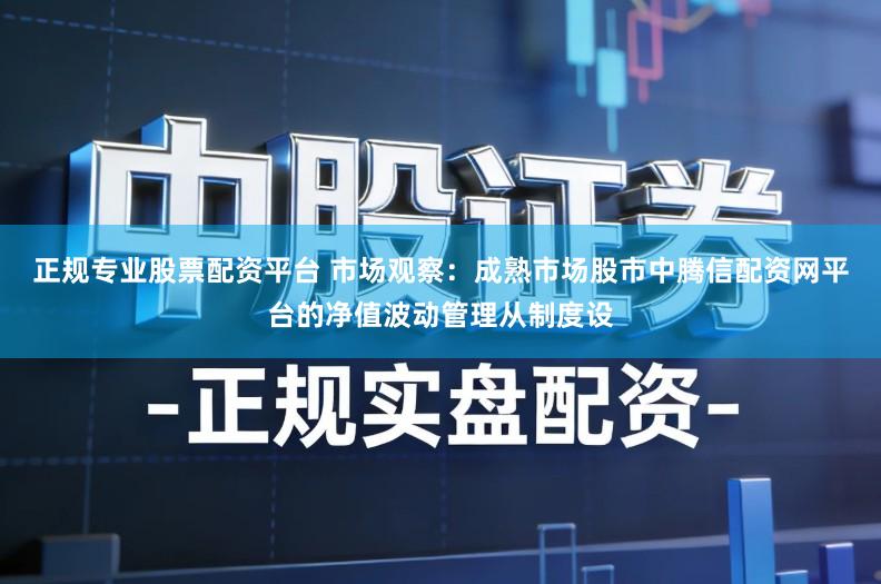 正规专业股票配资平台 市场观察:成熟市场股市中腾信配资网平台的净值波动管理从制度设