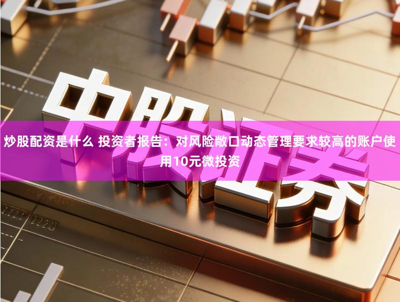 炒股配资是什么 投资者报告：对风险敞口动态管理要求较高的账户使用10元微投资