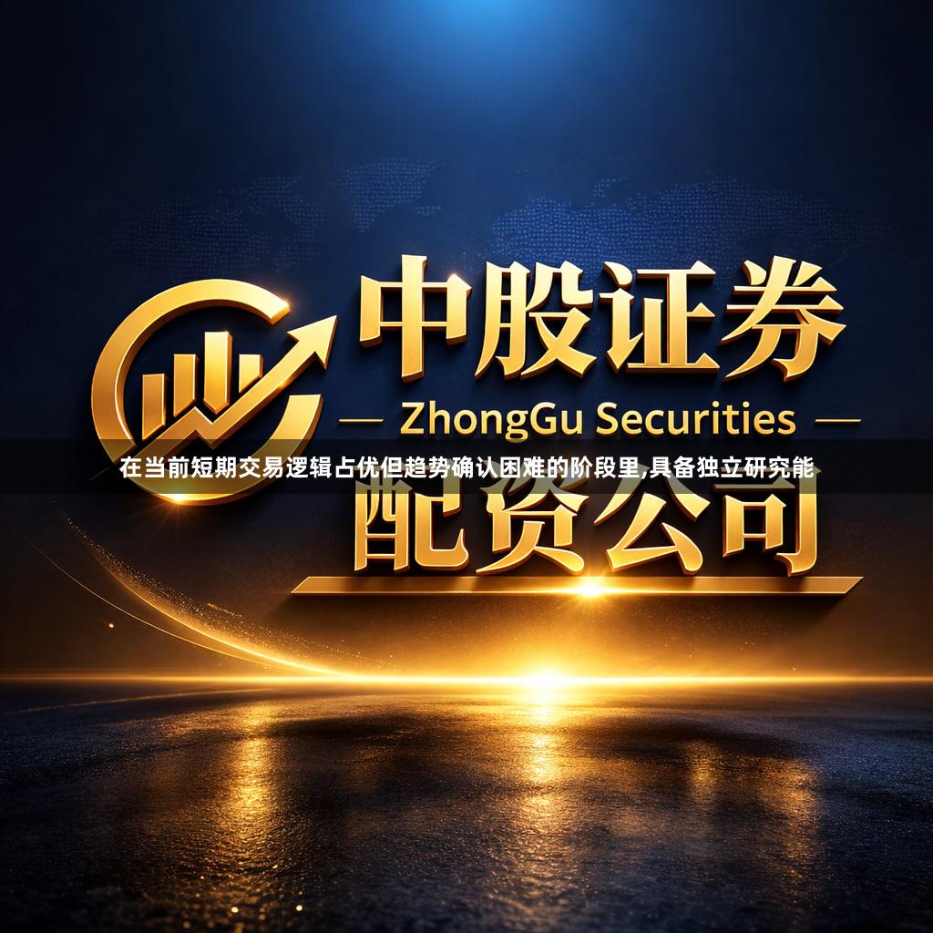 在当前短期交易逻辑占优但趋势确认困难的阶段里,具备独立研究能